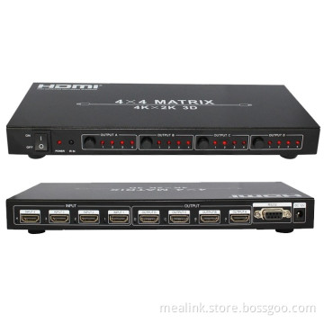 4k*2k 4X4 HDMI Matrix (HDMI V1.4, 3D)